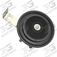 FIAMM Electric Horn: 24V DC, High Tone, Electric, Black, Unfinished, 108 dBA Sound Level - Max (MPN 52240). Key specifications — Type: High Tone; Brand: FIAMM; Compatible Vehicle Type: Trucks; Finish: Unfinished; Includes: L-Mounting Bracket; Color: Black.