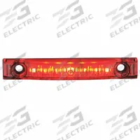 MAXXIMA Clearance Marker Light: Clearance Light, LED, Rectangular, Surface Mount, Clear/Red, IP67 (MPN M20341RCL). Key specifications — Lens Color: Red; Brand: MAXXIMA; Electrical Connection: Lead Connector; Lighting Technology: LED; Mount Type: Hole; SAE Lens Code: PC.