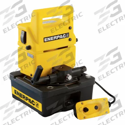 ENERPAC Electric Pump: 10,000 psi Max. Op Pressure, 20 cu in/min Max. Flow Rate - Corded Lightweight Electric Hydraulic Pump Units