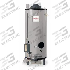 RHEEM-RUUD Commercial Gas Water Heater: Natural Gas, Low NOx, 91 gal, 199,900 BTU, 76.31 in Ht (MPN GN91-200). Key specifications — Display Sell UOM: EA; Market: Commercial; Standards: ASHRAE; Brand: RHEEM-RUUD; Low NOx: Yes; Water Connection Location: Side; Fuel Type: Natural Gas; Included Valves: Drain.