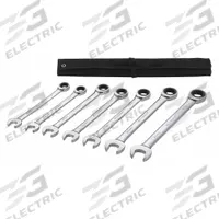 WESTWARD Combination Wrench Set: Alloy Steel, Chrome, 7 Tools, 21 mm to 32 mm Range of Head Sizes (MPN 54DG25). Key specifications — attr309581: Chrome; attr309580: Alloy Steel; attr309571: No; attr309583: No; attr309587: No; attr324931: WESTWARD; attr309569: 21 mm to 32 mm; attr309572: Pouch.