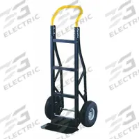 HARPER General Purpose Hand Truck: 600 lb, Single-Loop Handle, Black/Yellow, Nylon Polymer (MPN PGCSK19BLK). Key specifications — Brand: HARPER; Color: Black.