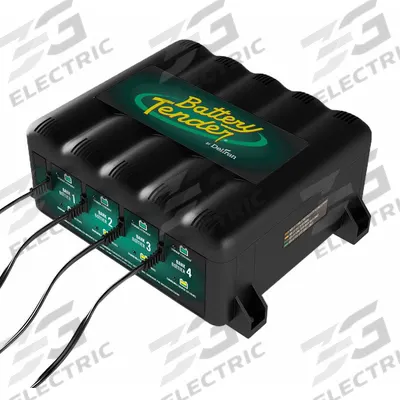 BATTERY TENDER Battery Charger: Charging/Maintaining, Auto, For AGM/Lead Acid/Wet Cell - Mounted Battery Chargers