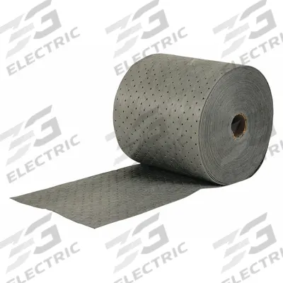 BRADY SPC ABSORBENTS Sorbent Roll: Gray, Polypropylene, 150 ft Roll Lg, 15 in Roll Wd - Sorbent Rolls