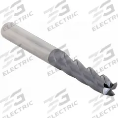 CLEVELAND Square End Mill: Carbide, TiAlN Coated, 4 Flute, 5/16" Mill Dia, 1" LOC, 3" OAL (MPN C81864)