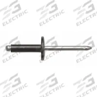 Blind Rivet,0.1875 in dia,PK25: Inch, 0.1875 in Shank Dia, Open End, Flanged, Aluminum, 25 PK (MPN 4005PK). Key specifications — Brand: APPROVED VENDOR.
