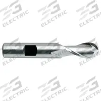 YG-1 Ball End Mill: High Speed Steel, 2 Flute, 1" Mill Dia, 2-1/4" LOC, 4-1/2" OAL (MPN 41172)