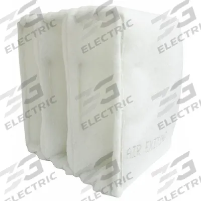 GRAINGER Cube Air Filter: 24 in x 24 in x 15 in, 3 Pockets, Synthetic, Blue/White - 3-Ply Cube Air Filters
