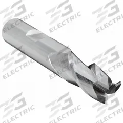 CLEVELAND Square End Mill: High Speed Steel, 3 Flute, 3/8" Mill Dia, 3/4" LOC, 2-1/2" OAL (MPN C39646)
