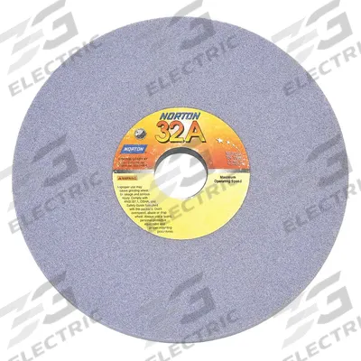 NORTON Straight Grinding Wheel: Type 1, 8" x 1/2" x 1 1/4", 32A100-IVBE - Grinding Wheels for Moderate-to-Heavy Grinding of Tool Steels