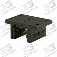 T-Slot Framing System Rollers: 40 Series, 103.2 mm L x 50 mm W x 75 mm H, Black, Double Flanged (MPN 40-6535-BLACK). Key specifications — Brand: 80/20; Housing Material: Aluminum; Includes: Screws; Finish: Anodized; Includes Fasteners: Yes.