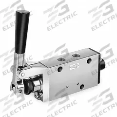 PARKER Manual Air Control Valve: 42, Four-Way / Three-Position, Lever, 3/8 in Female NPT, Aluminum (MPN 422CS024W). Key specifications — attr1084737: Aluminum; attr1084764: Manual Air Control Valve; attr1084778: Spool; attr1084767: 42; attr1084731: 422CS024W; attr1084739: PARKER; attr1084765: Detent; attr1084768: 42.