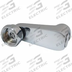 CHICAGO FAUCETS Supply Arm: Manual Faucets, Supply Arm, Single-Bend, Brass, Chrome, NPT (MPN RCJKABCP). Key specifications — Includes: Mounting Hardware; Product Type: Supply Arm; Body Material: Brass; Brand: CHICAGO FAUCETS; Inlet Connection Size: 1/2"-14.