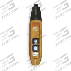 HARRINGTON Two Button Pendant Station: Electric Chain Hoists, NER, 1,000 lb Compatible Load Capacity (MPN SWDG100AA). Key specifications — Manufacturer Part Number: SWDG100AA; Compatible Hoist Type: Electric Chain Hoists; Compatible Series: NER; Compatible with Manufacturer Part Number: NER005S-20; Functions: Up/Down; Product Type: Pendant Station.
