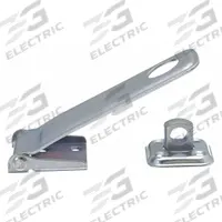 APPROVED VENDOR Hasp: Steel, 1 1/8 in Ht, 6 in Lg, 2 in Wd (MPN 4PE33). Key specifications — Brand: APPROVED VENDOR; Material: Steel.