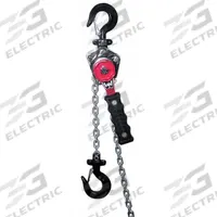 DAYTON Lever Chain Hoist: Hook Mounted - No Trolley, 550 lb Lifting Capacity, 5 ft Lift Lg, Steel (MPN 5YGF5). Key specifications — Body Material: Steel; Brand: DAYTON; Operating Position: Vertical; Overload Protection Included: No.