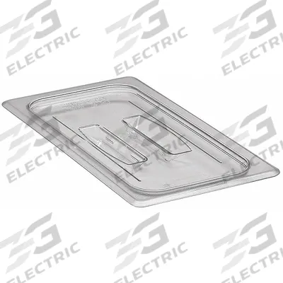CAMBRO Food Pan Lid: Third Size, NSF Certified, 12 3/4 in Overall Lg - Steam Table Pan Covers