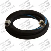 Suction and Discharge Hose: 1 1/4 in Hose Inside Dia., 150 psi, Black, 15 ft Hose Lg, MNPSM x FNPSM (MPN RSG125-15MF). Key specifications — Temp. Range: -25° to 200°F; Hose Color: Black; Brand: CONTINENTAL.