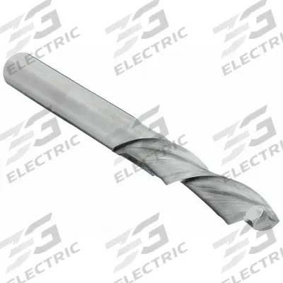 ONSRUD Solid Router Bit: Spiral Downcut, 2 Flute, 7/16" Cut Dia - Spiral-Flute Router Bits for Wood & Plywood