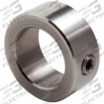 CLIMAX METAL PRODUCTS Shaft Collar: 1-Piece, Set Screw, 1/2 in Bore Dia - Stainless Steel Shaft Collars