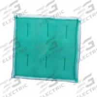 GRAINGER Ring Panel Air Filter: 20 in x 20 in x 1 in, 20 in Section Wd, 1 Sections, 4 Ply, 24 PK (MPN 909D99). Key specifications — Performance Rating: MERV 10; Brand: GRAINGER; Media Material: Polyester.