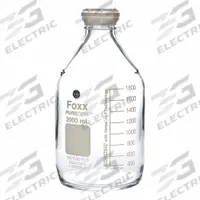 FOXX LIFE SCIENCES Glass Media, BOD, & Specialty Lab Bottles - Glass Lab Media Bottles: 3 L, GL45 (MPN 1501031-FLS). Key specifications — Closure Type: Screw-On; Mouth Size: Wide; Screw Closure Size: GL45; Brand: FOXX LIFE SCIENCES; Body Color: Colorless.