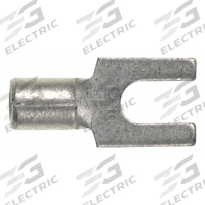 PANDUIT Fork Terminals: Bare, #10 Stud Size, 18 AWG – 14 AWG Wire Range, Std Fork - Non-Insulated Fork Terminals