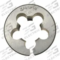 WESTWARD Alloy Steel Die, 3/4-16 UNF: CCT1060-65, Die