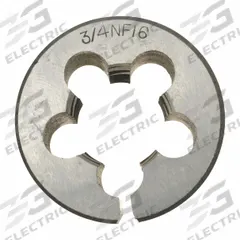 WESTWARD Alloy Steel Die, 3/4-16 UNF: CCT1060-65, Die