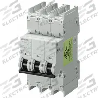 SIEMENS Miniature Circuit Breaker: 60 A Amps, 60V DC, 10 kA, Screw Clamp, D, 240V AC (MPN 5SJ43608HG41). Key specifications — DC Voltage Rating: 60V DC; Max. AIR Rating: 10 kA; Terminal Connection: Screw Clamp; Brand: SIEMENS.