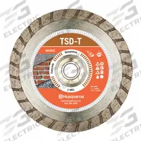 HUSQVARNA Diamond Saw Blade: Brick/Granite/Marble, 10 in Blade Dia., 5/8 in_7/8 in Arbor Size, Good (MPN TACTI-CUT T 10). Key specifications — attr1097734: Wet/Dry; attr1097738: Tile Saw; attr1097751: HUSQVARNA.