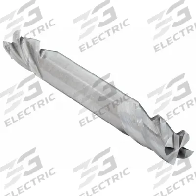 CLEVELAND Square End Mill: Carbide, Double End, 4 Flute, 5/16" Mill Dia, 1/2" LOC - Double-End Carbide Square End Mills for Aluminum