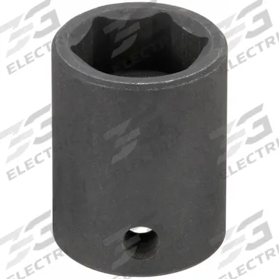 WESTWARD Impact Socket: 3/8 in Drive Size, SAE, 3/4 in Socket Size, 6-Point, Std - 3/8" Drive Impact Sockets