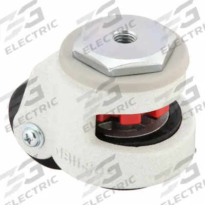 APPROVED VENDOR Stem Caster: Swivel, 1 13/16 in Wheel Dia., 3/4 in Wheel Wd, Nylon - Leveling Threaded Stem Casters