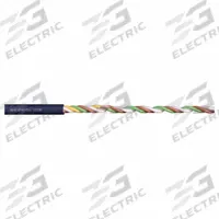 CHAINFLEX Data Cable: 22 AWG, 4 Conductors, Order by the Foot, TPR Jacket, 300 V (MPN CF298-03-04). Key specifications — attr1141193: Twisted Pair; attr1141160: 3 x OD; attr1141165: 4 x OD; attr1141168: No; attr1141174: 4 x OD; attr1141159: Oil and Grease Resistant; attr1141182: IPA 14644-1; attr1141189: Data Cable.