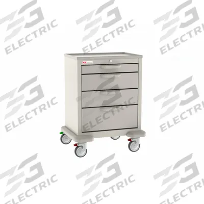METRO General Medical Supply Cart with Drawers: Polymer/Steel - General Medical Supply Carts with Drawers
