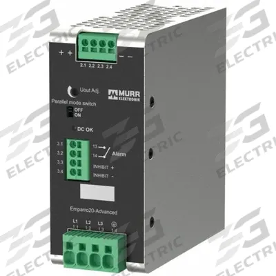 MURRELEKTRONIK DC Power Supply: DIN Rail, 240 W Output Power - Rated - DIN Rail Mount DC Power Supplies