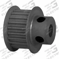DAYTON Timing Pulley: Curvilinear, Fixed, For 9 mm Belt Wd, 22 Teeth, 3 mm Pitch, Aluminum (MPN 22-3M09-6FA3). Key specifications — Brand: DAYTON; Finish: Clear Anodized; For Belt Series: Powerhouse®.