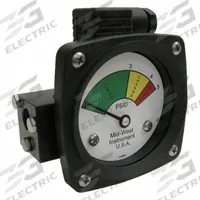 MIDWEST INSTRUMENT 3-Color Differential Pressure Indicator: 1,000 psig Max. Static Pressure, 522 (MPN 522A-005-LE). Key specifications — Brand: MIDWEST INSTRUMENT; Accuracy: ±5% of Full Scale; Sensor Material: Buna-N; Housing Material: Aluminum; Transition Points: 0 psid to 3 psid (Green) / 3 psid to 4 psid (Yellow) / 4 psid to 5 psid (Red).