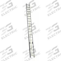LOUISVILLE LADDER Extension Ladder: 40 ft Ladder Size, Aluminum, 250 lb Load Capacity, 80 lb Wt (MPN AE3240). Key specifications — Color: Silver; Brand: LOUISVILLE LADDER; Included Features: Mar-Resistant End Caps; Removable Fly: Fixed.
