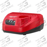 MILWAUKEE Battery Charger: Single-Port Charging, For 12V DC, 220V AC (MPN C12C). Key specifications
