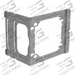 NVENT CADDY Mounting Bracket: Steel, Silver, For 1/2 Gangs, 4.03 in Overall Dp, 5.91 in Overall Wd (MPN C4). Key specifications — Brand: NVENT CADDY; For Number of Gangs: 1; Accessory Type: Electrical Box Bracket; Color: Silver; Material: Steel.
