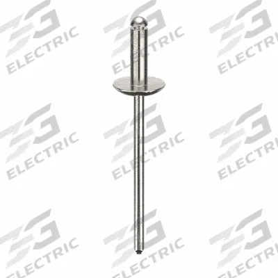 APPROVED VENDOR Blind Rivet,1 5/7 in L,1/8 in dia,PK500: Inch, 1 23/32 in Overall Lg, 13/32 in Body Lg - Large Flange Blind Rivets