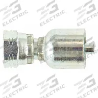 PARKER Hydraulic Crimp Fitting: Steel x Steel, Straight, -10 For Hose Dash Size, Female x Genderless (MPN 19243-10-10). Key specifications — Fitting Gender: Female x Genderless; Brand: PARKER; For Hose Dash Size: -10; Fitting Connection Type: BSPP x Crimp; Thread Size: 0.511"-27.