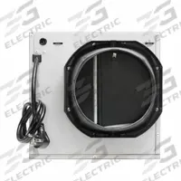 Supply fan, Fan, Fresh air, Fresh in, Ventilator: 180 cfm @ 0.100 in SP, Round Duct, 6 in Duct Dia (MPN FIN-180P). Key specifications — Brand: BROAN; Discharge Direction: Horizontal; Number of Speeds: 2; Nominal Voltage: 115V AC - Single Phase.