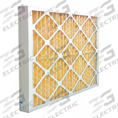 GRAINGER Pleated Air Filter: 16 in x 25 in x 2 in, MERV 10 - MERV 10 Pleated Air Filters