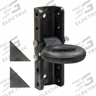 BUYERS PRODUCTS Drawbar: 20,000 lb Gross Towing Wt Capacity, 6 1/4 in Ring Dia - Lunette Rings