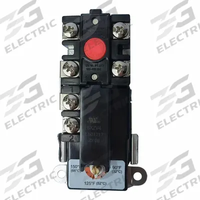 APPROVED VENDOR Limit Control/Thermostat: Mfr Part # 6XZV4 - Electric Water Heater Controls