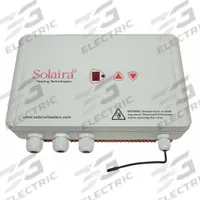 SOLAIRA Digital Variable Heat Control: Surface, For All Electric Radiant Heaters, 8,160 W Output (MPN SMART34-DV). Key specifications — Voltage, Phase: 1-Phase; Mounting Type: Surface; Product Type: Digital Variable Heat Control; For Use With: All Electric Radiant Heaters; Voltage: 120/208/240V AC; Includes: Digital Touch Pad; Phase: Single; Brand: SOLAIRA.