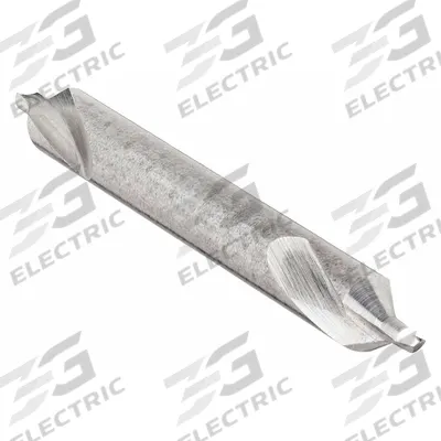 KEO Center Drill: Plain Type, #2/0, 60°, 1 1/4 in Overall Lg - Plain-Tip Center Drills